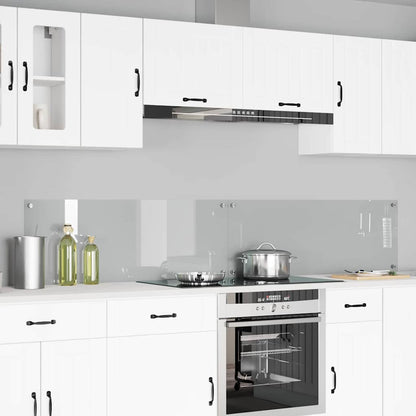 Keuken Achterwand 2 pcs Doorzichtig 110 x 40 cm gehard glas