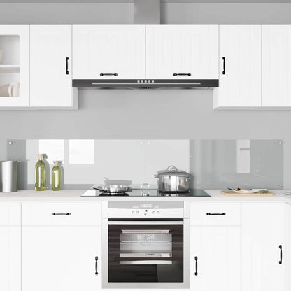 Keuken Achterwand 2 pcs Doorzichtig 110 x 40 cm gehard glas