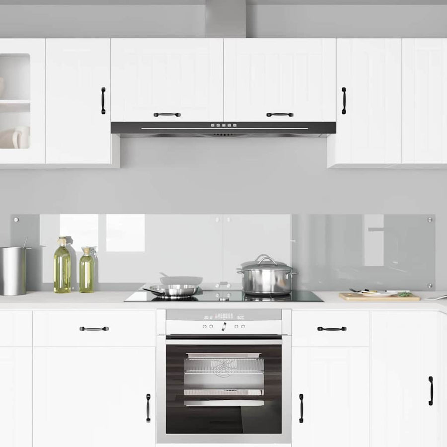 Keuken Achterwand 2 pcs Doorzichtig 110 x 40 cm gehard glas