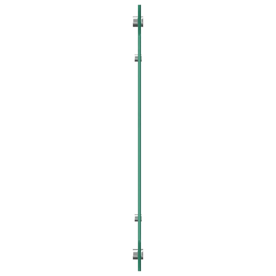 Keuken Achterwand 2 pcs Doorzichtig 110 x 40 cm gehard glas