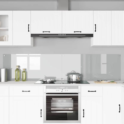 Keuken Achterwand 2 pcs Doorzichtig 110 x 50 cm gehard glas