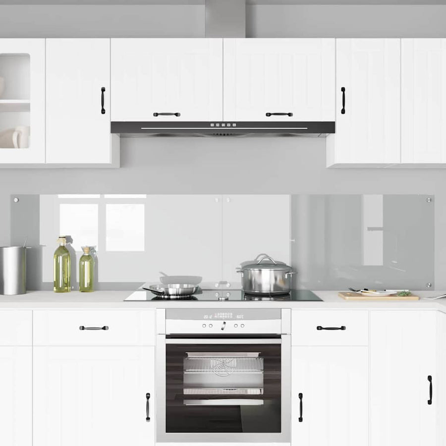Keuken Achterwand 2 pcs Doorzichtig 110 x 50 cm gehard glas