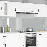 Keukenscherm 2 stuks 110x60 cm gehard glas