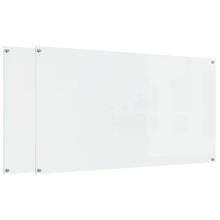 Keuken Spatscherm 2 Pcs 110 X 60 Cm Gehard Glas Doorzichtig 2