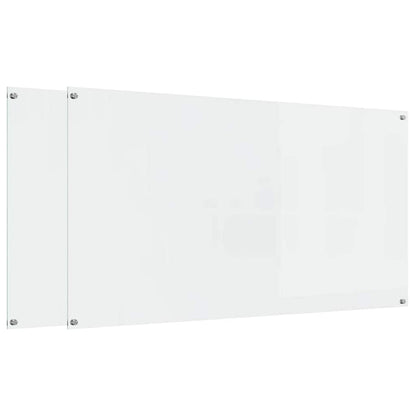 Keuken Spatscherm 2 Pcs 110 X 60 Cm Gehard Glas Doorzichtig 2