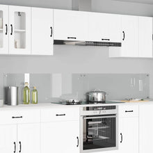 Keuken Achterwand 2 pcs Doorzichtig 120 x 40 cm gehard glas