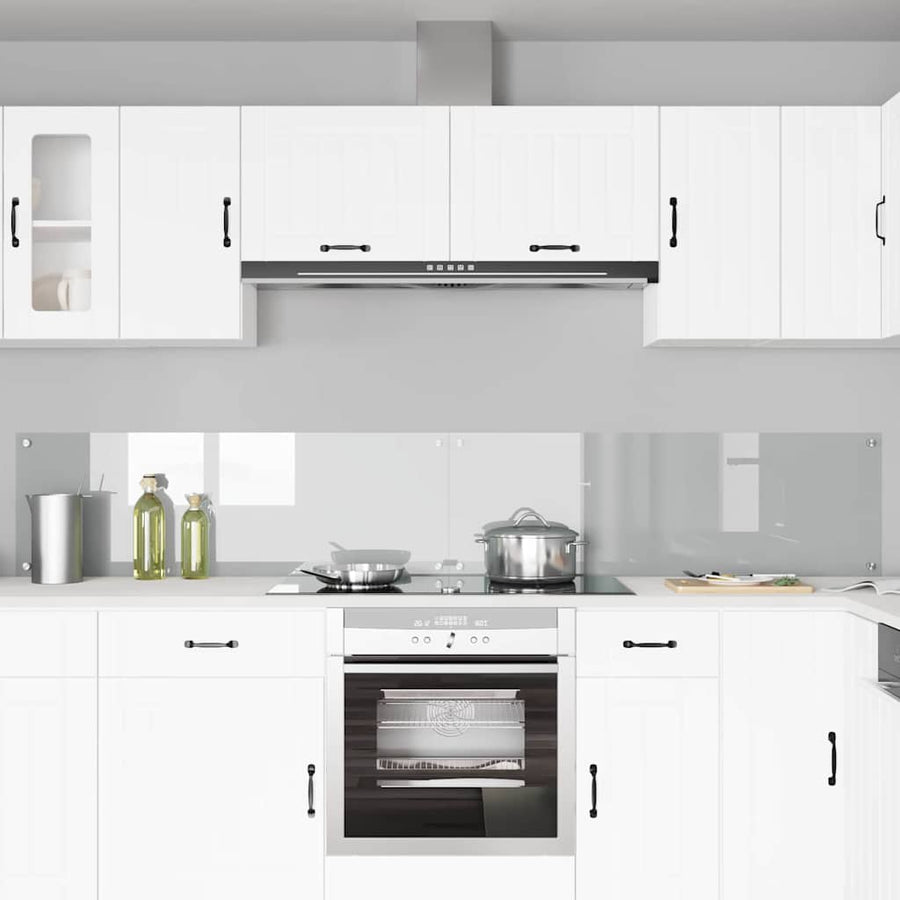 Keuken Achterwand 2 pcs Doorzichtig 120 x 40 cm gehard glas