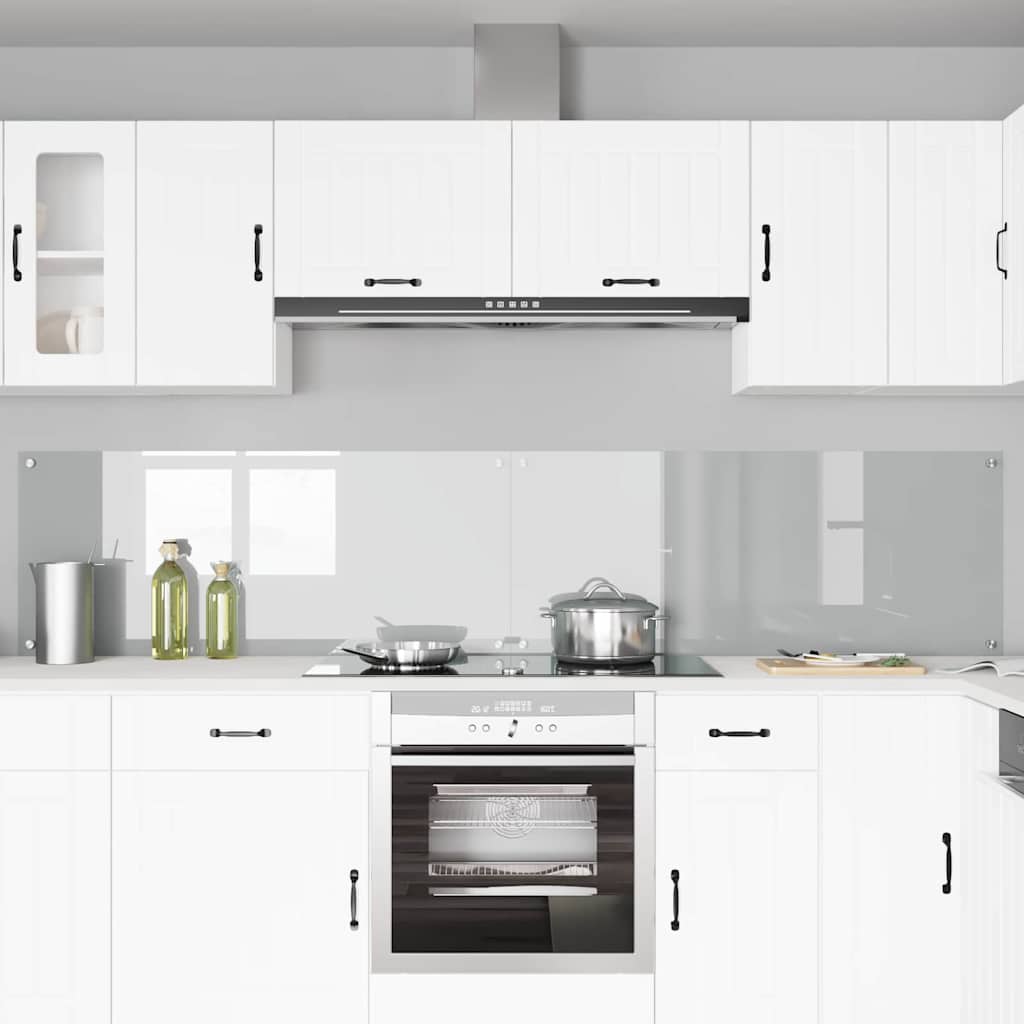 Keuken Achterwand 2 pcs Doorzichtig 120 x 50 cm gehard glas
