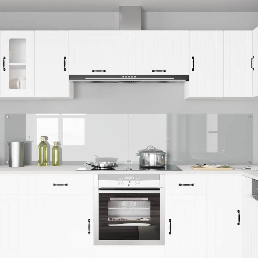 Keuken Achterwand 2 pcs Doorzichtig 120 x 50 cm gehard glas