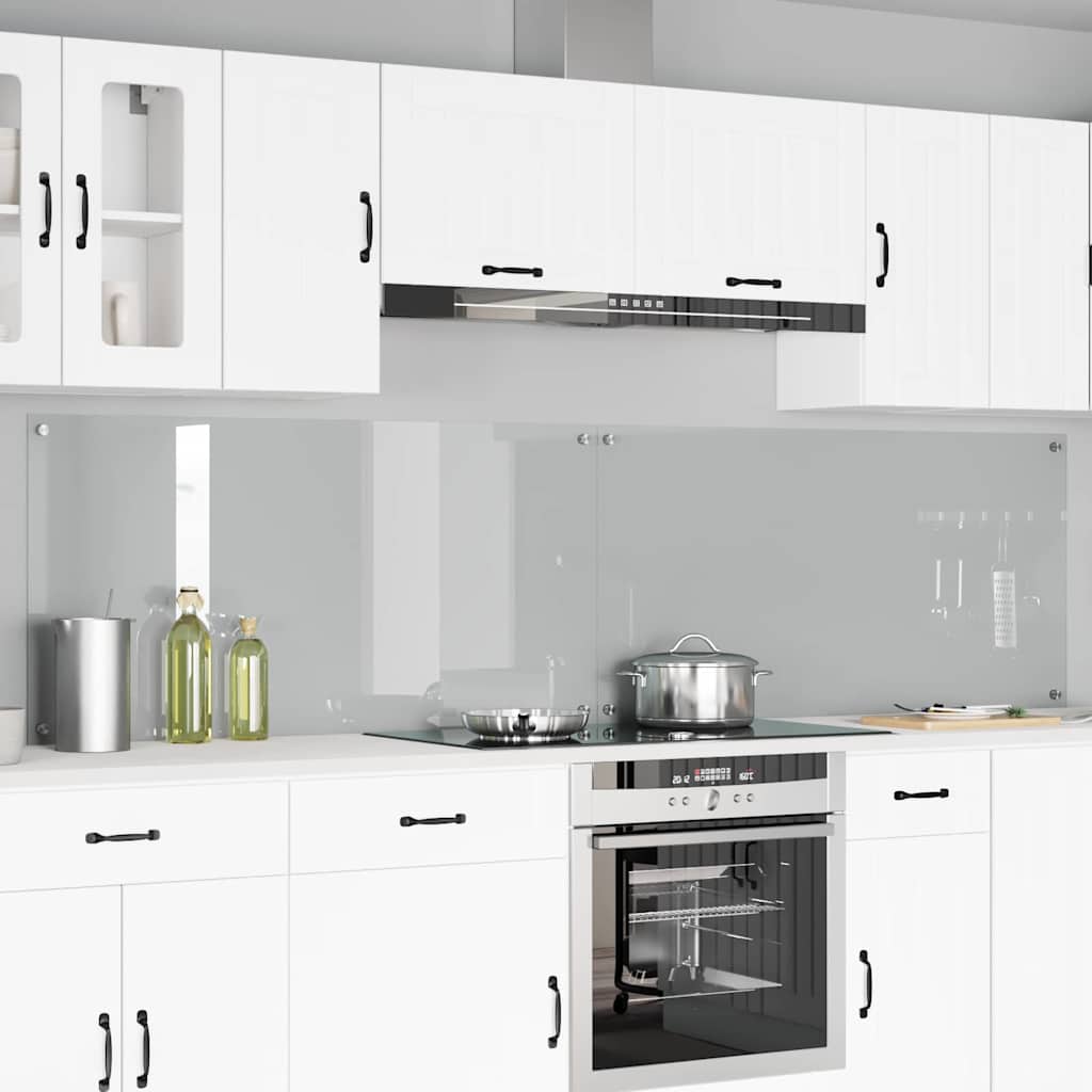 Keuken Achterwand 2 pcs Doorzichtig 120 x 60 cm gehard glas