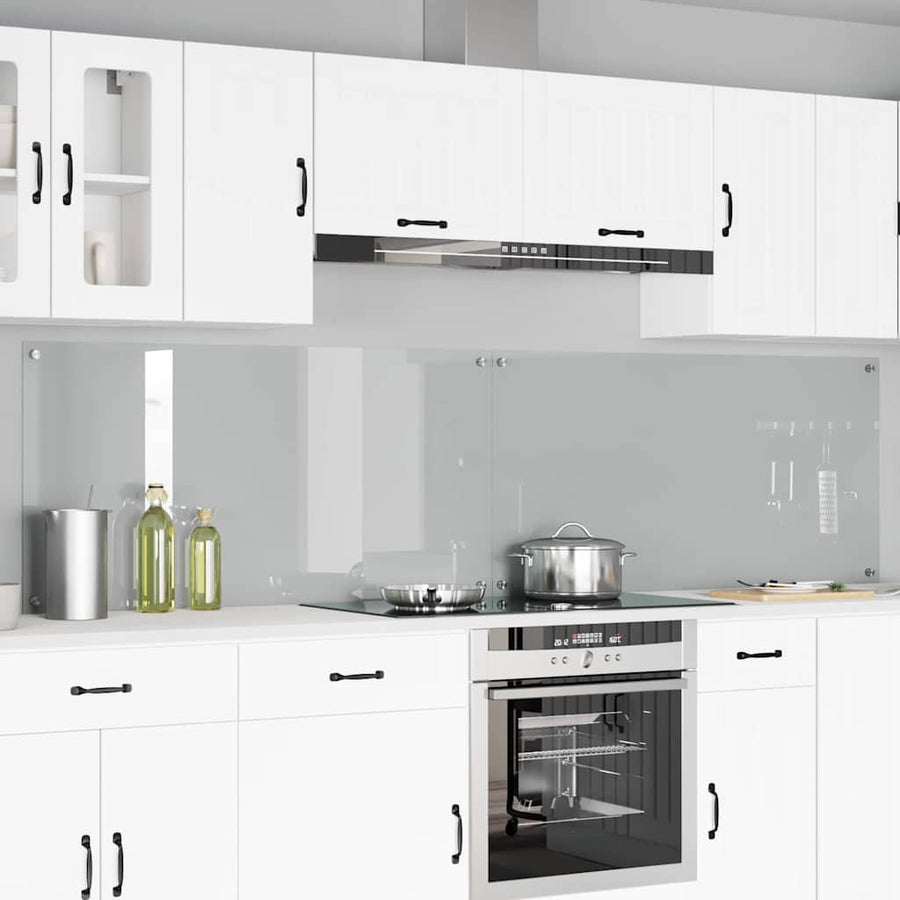Keuken Achterwand 2 pcs Doorzichtig 120 x 60 cm gehard glas
