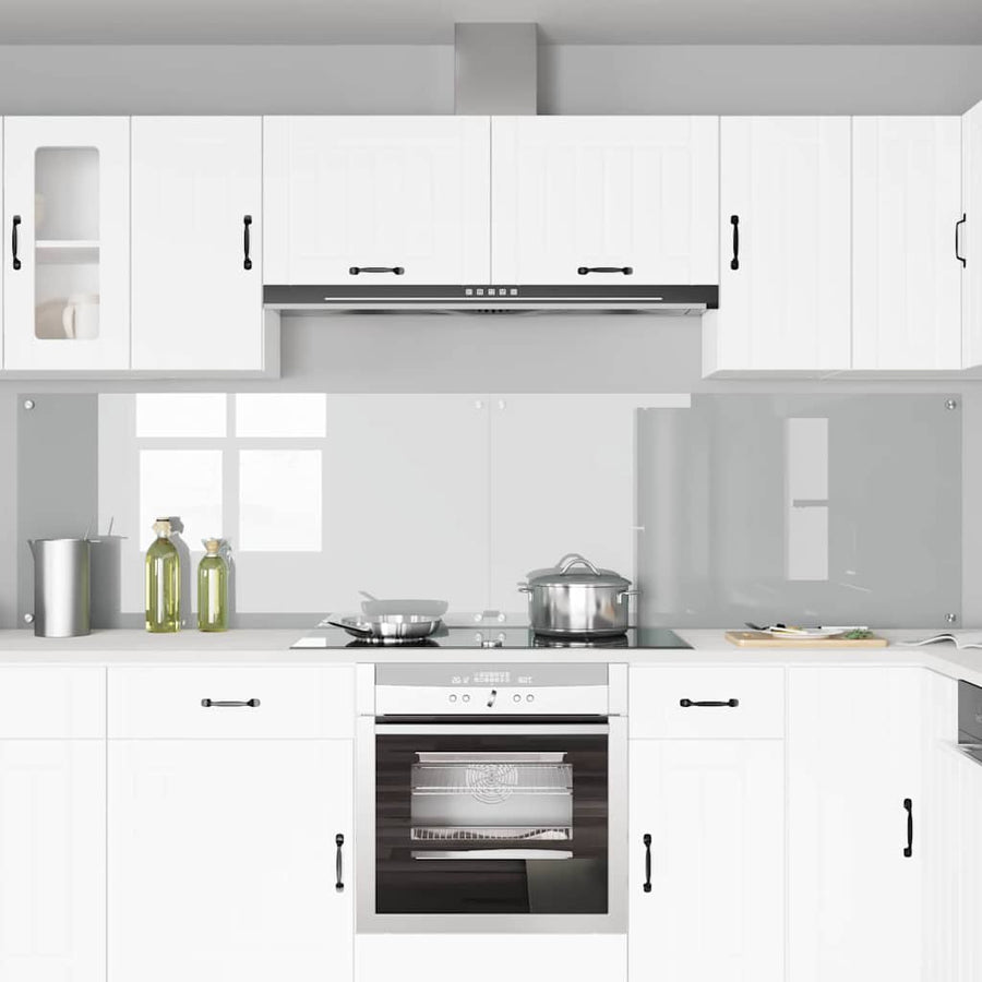 Keuken Achterwand 2 pcs Doorzichtig 120 x 60 cm gehard glas