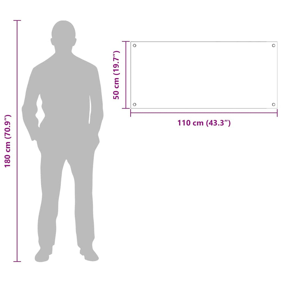 Keukenachterwand 2 pcs Zwart 110 x 50 cm gehard glas