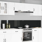 Keukenachterwand 120x40 cm gehard glas zwart