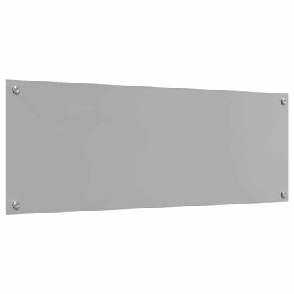 Keukenachterwand 2 st Lichtgrijs 110 x 40 cm gehard glas