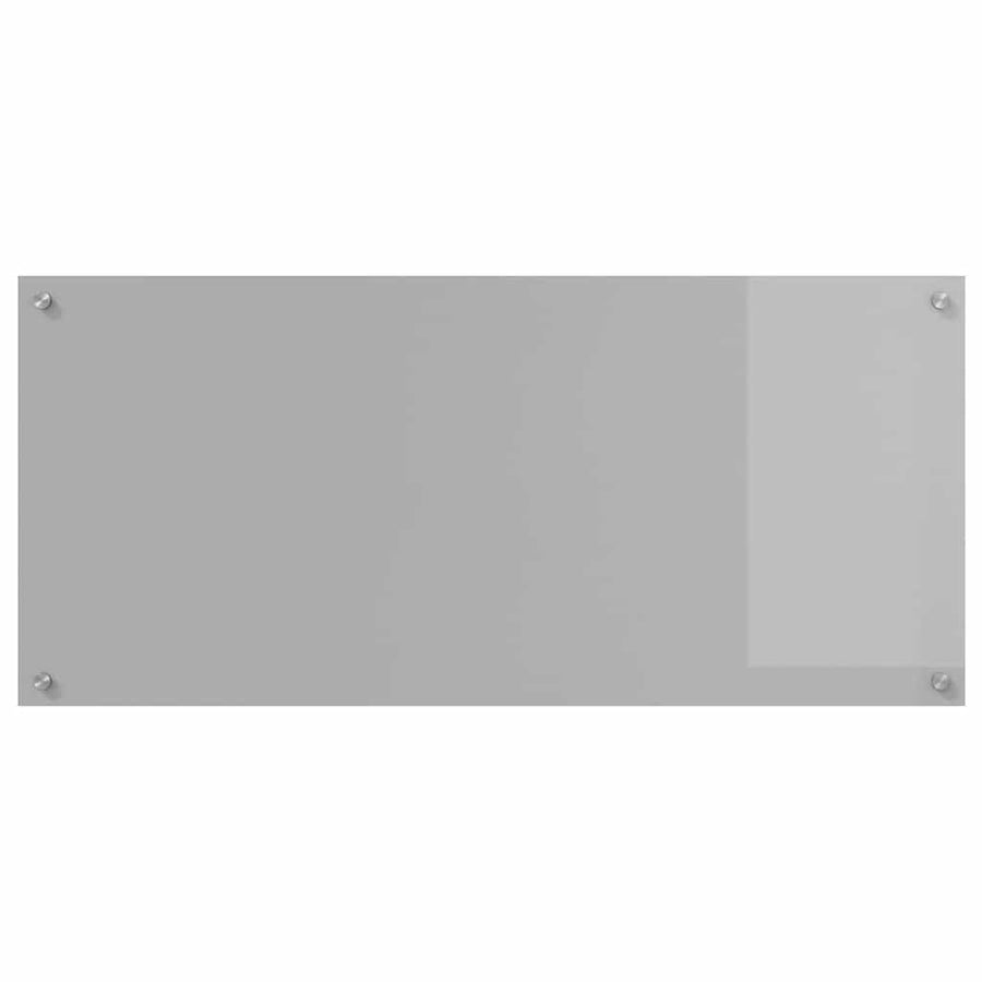 Keuken Achterwand 2 pcs Lichtgrijs 110 x 50 cm gehard glas