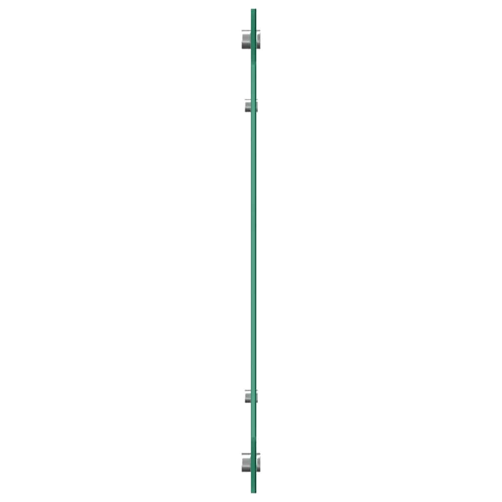 Keuken Achterwand 2 pcs Lichtgrijs 110 x 50 cm gehard glas