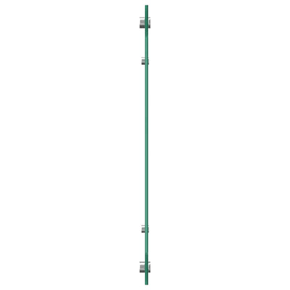 Keuken Achterwand 2 pcs Lichtgrijs 110 x 50 cm gehard glas