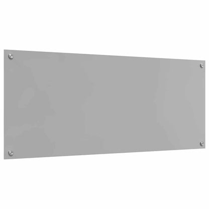 Keuken Achterwand 2 pcs Lichtgrijs 120 x 50 cm gehard glas