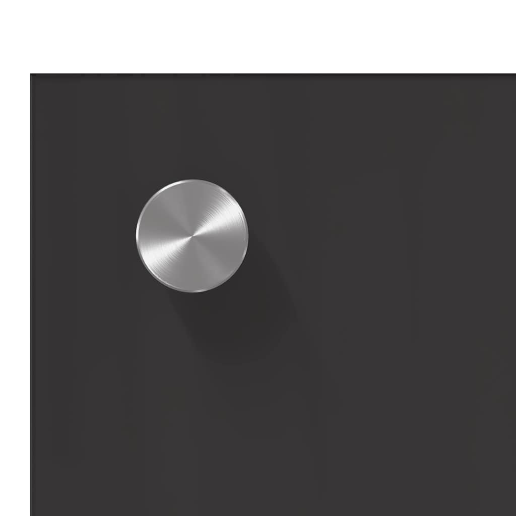 Keukenachterwand 2 pcs Donkergrijs 110 x 60 cm gehard glas