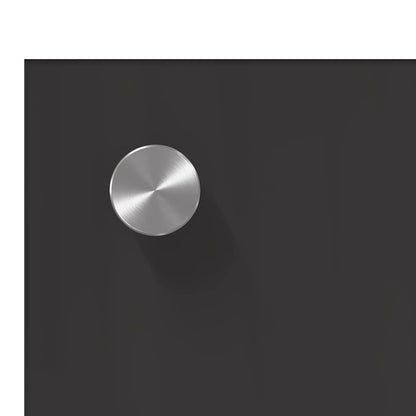 Keukenachterwand 2 pcs Donkergrijs 110 x 60 cm gehard glas