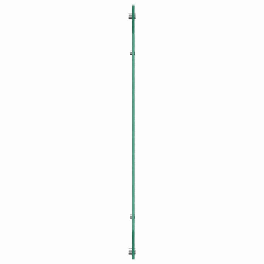 Keukenachterwand 2 pcs Donkergrijs 110 x 60 cm gehard glas