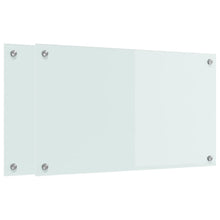 Keuken Achterwand 2 pcs Wit 70 x 40 x 0,8 cm gehard glas