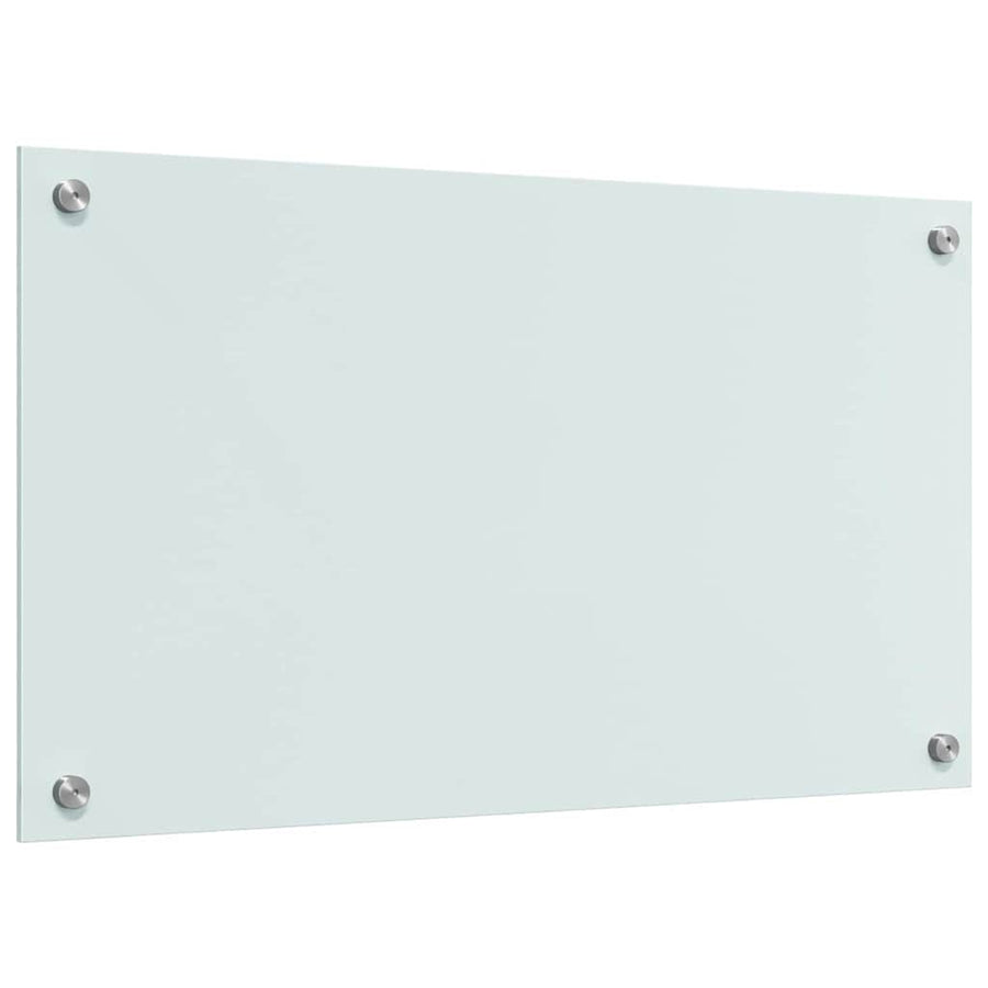 Keuken Achterwand 2 pcs Wit 70 x 40 x 0,8 cm gehard glas