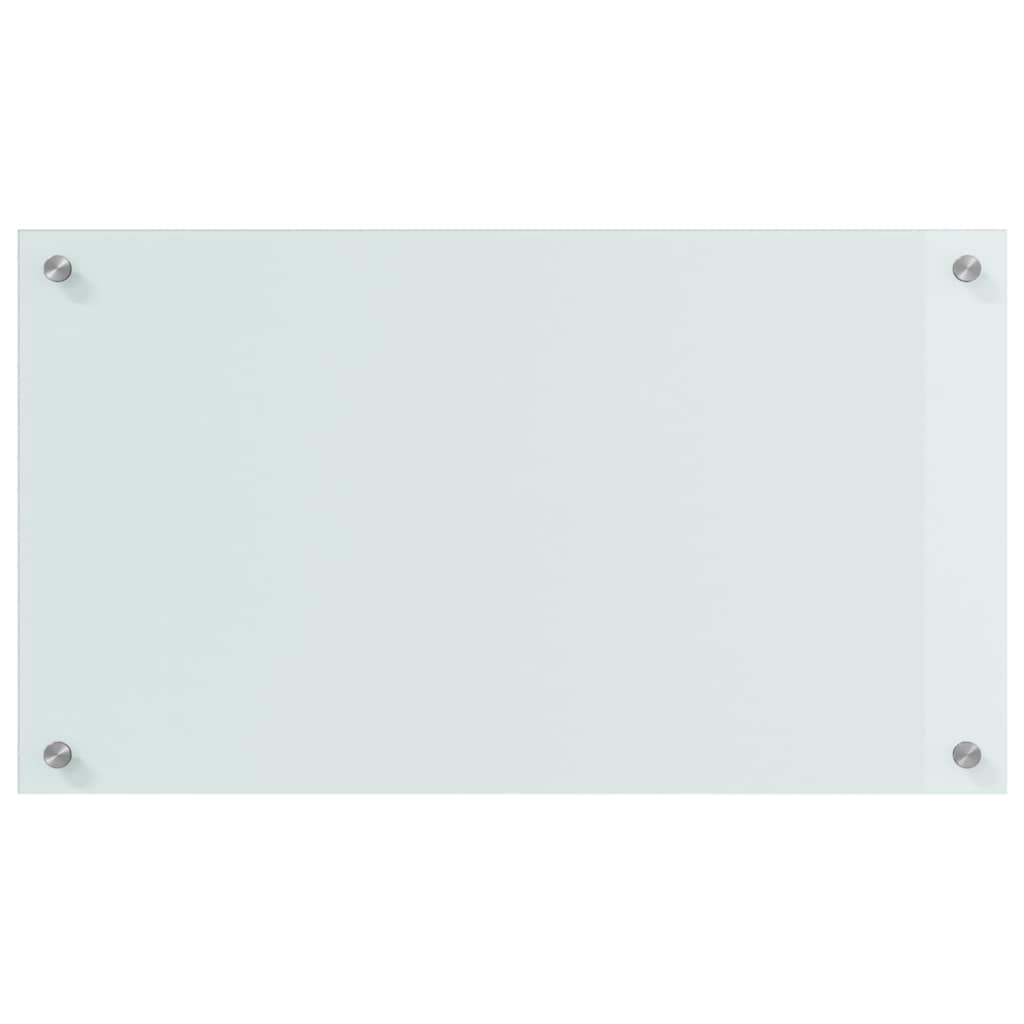 Keuken Achterwand 2 pcs Wit 70 x 40 x 0,8 cm gehard glas
