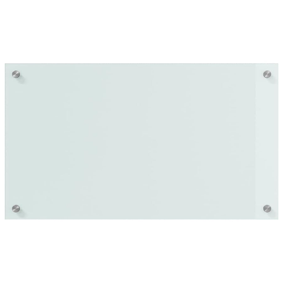 Keuken Achterwand 2 pcs Wit 70 x 40 x 0,8 cm gehard glas