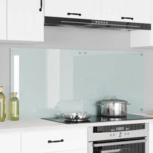 Keuken Achterwand Wit 70 x 60 x 0.8 cm gehard glas