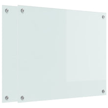 Keuken Achterwand Wit 70 x 60 x 0.8 cm gehard glas
