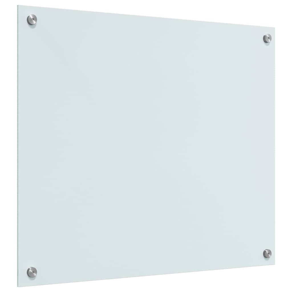 Keuken Achterwand Wit 70 x 60 x 0.8 cm gehard glas