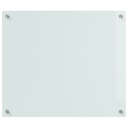 Keuken Achterwand Wit 70 x 60 x 0.8 cm gehard glas