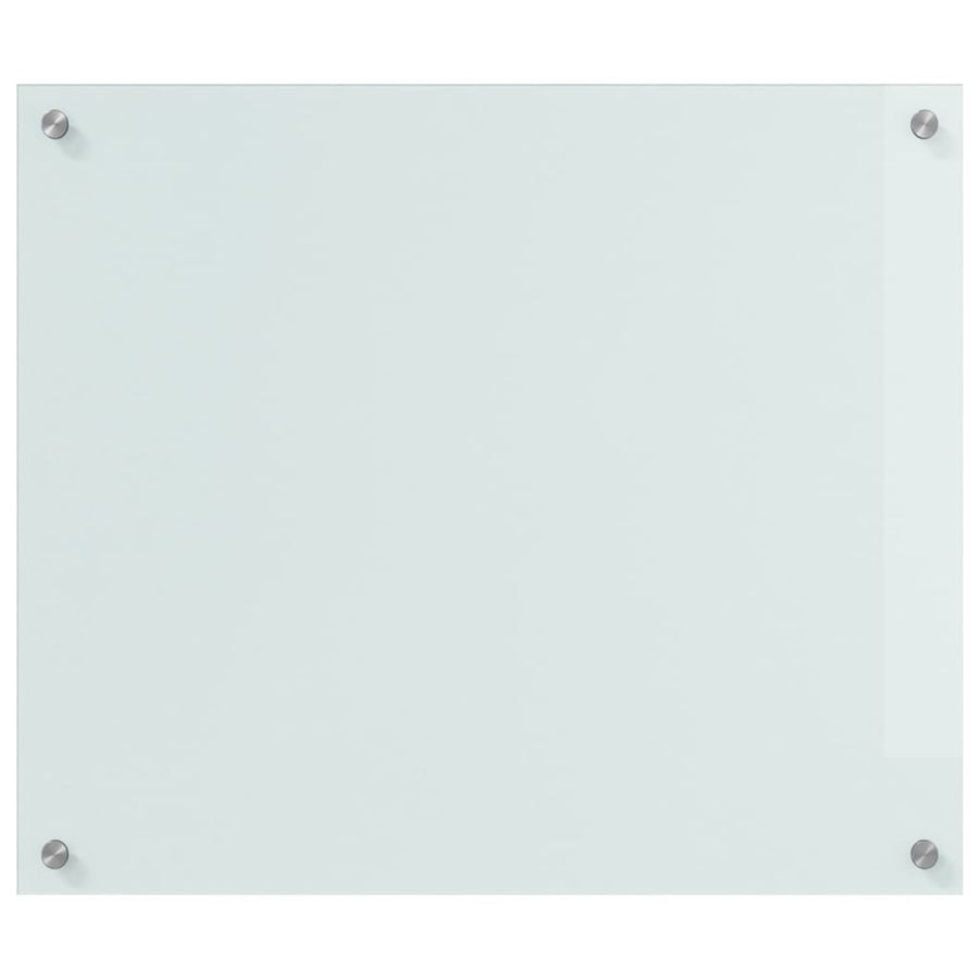 Keuken Achterwand Wit 70 x 60 x 0.8 cm gehard glas