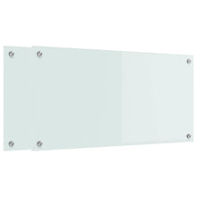 Keuken Achterwand Wit 80 x 40 x 0.8 cm gehard glas