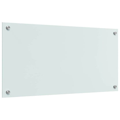 Keuken Achterwand Wit 80 x 40 x 0.8 cm gehard glas