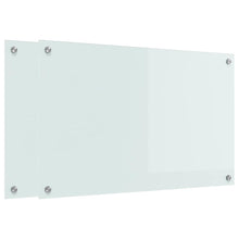 Keuken Achterwand Wit 80 x 50 x 0.8 cm gehard glas
