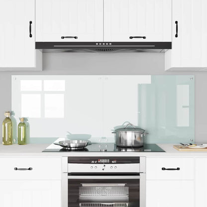Keuken Achterwand Wit 80 x 60 x 0.8 cm gehard glas