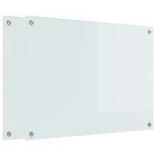Keuken Achterwand Wit 80 x 60 x 0.8 cm gehard glas
