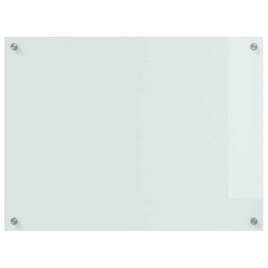 Keuken Achterwand Wit 80 x 60 x 0.8 cm gehard glas