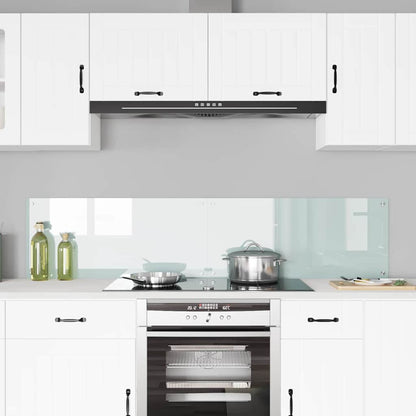 Keuken Achterwand Wit 90 x 40 x 0,8 cm gehard glas