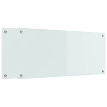 Keuken Achterwand Wit 90 x 40 x 0,8 cm gehard glas