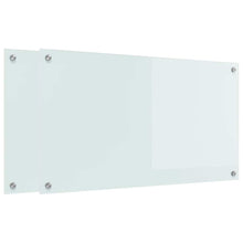 Keuken Achterwand Wit 90 x 50 x 0.8 cm gehard glas