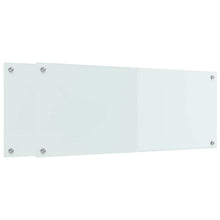 Keuken Achterwand 2 Pcs Wit 100 X 40 Cm Gehard Glas