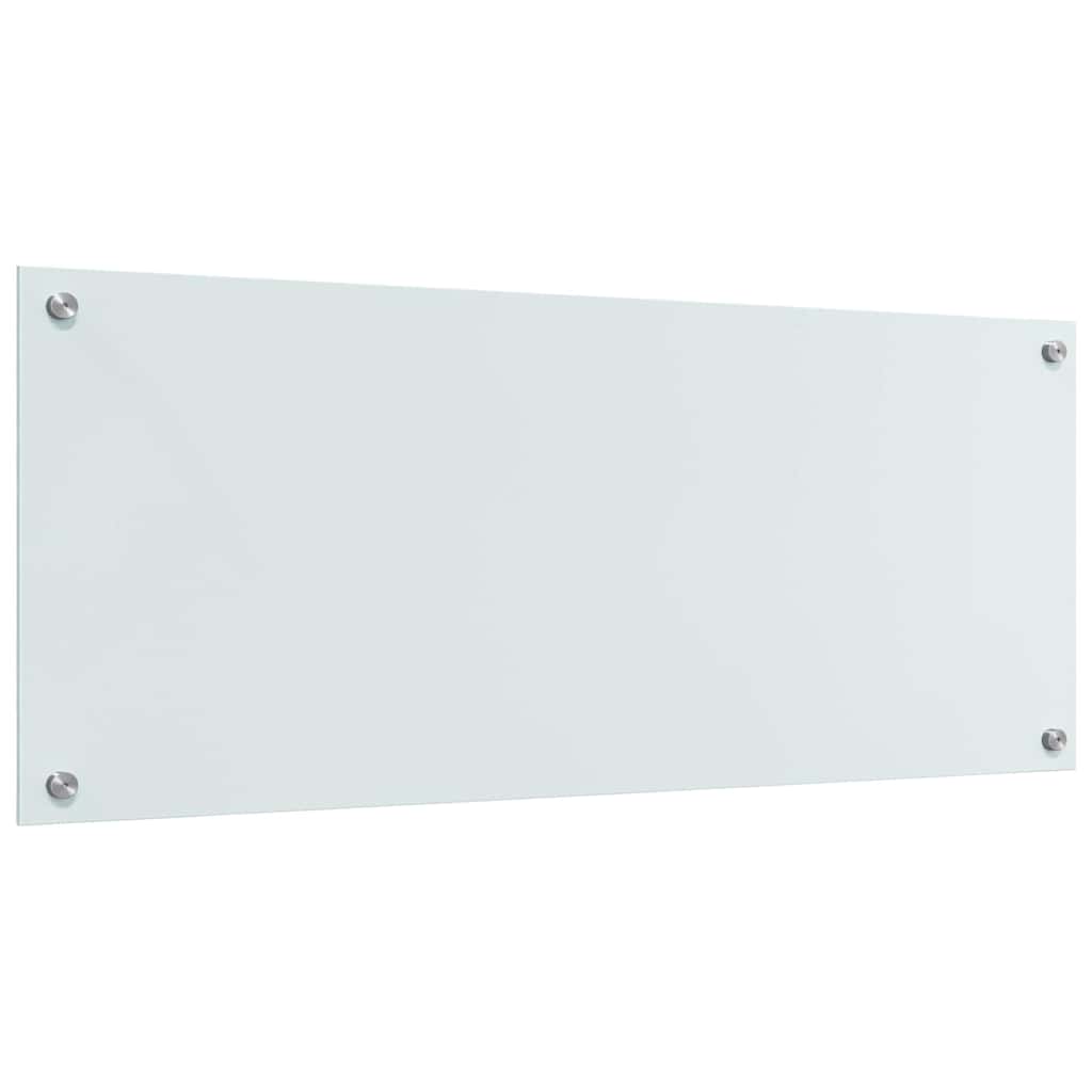 Keuken Achterwand 2 Pcs Wit 100 X 40 Cm Gehard Glas