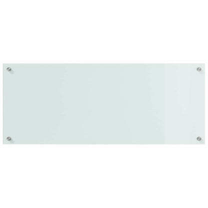 Keuken Achterwand 2 Pcs Wit 100 X 40 Cm Gehard Glas