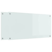 Keuken Achterwand Wit 100 x 50 x 0,8 cm gehard glas
