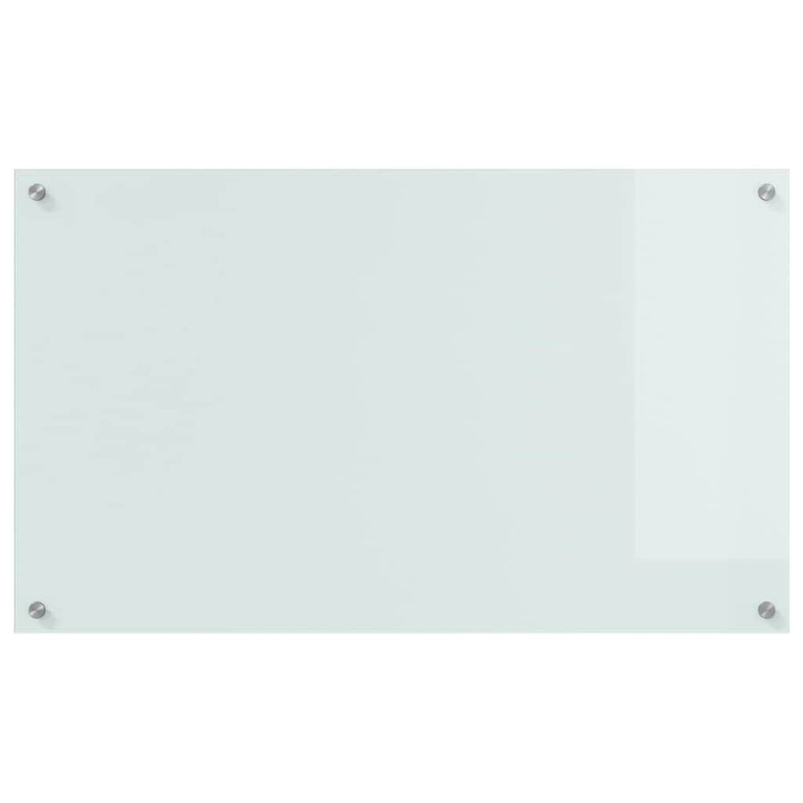 Keuken Achterwand Wit 100 x 60 x 0,8 cm gehard glas