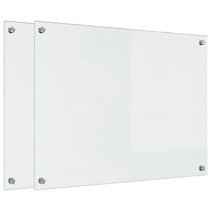 Keuken Achterwand Doorzichtig 80 x 60 x 0.8 cm gehard glas